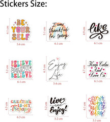 Inspirational Stickers – Motivational Stickers – 100 Pcs Positive Affirmation St