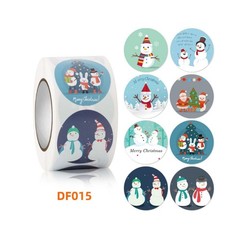 500pcs/Roll Decoration Merry Christmas Roll Paper Party Sticker Gift Label