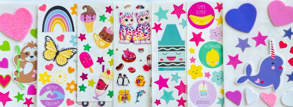 1079+ Stickers Toddler Teacher Incentive Inspiration fun shapes party favors
