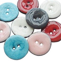 Chenkou Craft New Enamel Coco Two Holes Sewing Buttons Button Overcoat Decora…
