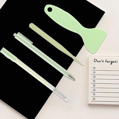 4 PCS Scrapbooking Tools Set with Sticker Tweezers Glue Pen, Shovel, and Ceramic