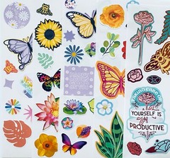 199+ Stickers Bird Butterfly Insect Gardening Fall Leaves Tropical Forest Nature