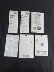 LOT (6) Post-it Removable Christmas Disney Baby Mickey Minnie Sticker Packs Pooh