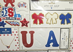 Patriotic 4th Of July HUGE NEW LOT 21pc Stickers Patches Red White Blue USA Flag