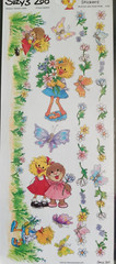 SUZY’S ZOO «BUTTERFLIES & FLOWERS/SPRINGTIME» SCRAPBOOK BORDER STICKER #9738