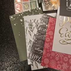 Lot Of Scrapbooking Holiday Christmas Project Life Embellishments And Papers