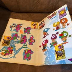 3 Vintage 1990’s Sticker Books Filled With Stickers – Trolls, Sanrio