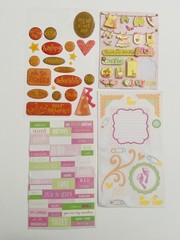 Lot of Misc Baby Theme Boy & Girl Scrapbooking Paper Stickers Die Cut NEW & Open