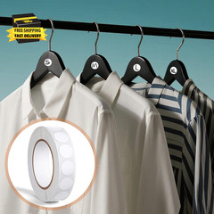 1000 PCS White round Stickers, 0.5 Inch Small Circle Dot Stickers Blank Sticky D
