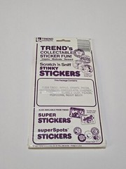 Vintage TREND 288 Stinky Stickers Scratch ‘n Sniff 12 Flavors T-556 NOS Rare!