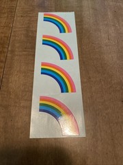 Mrs. Grossman’s Vintage Rainbow Stickers VTG 1979 4 Mods