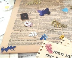 BIG 200 BUNDLE~JUNK JOURNAL SUPPLIES~6X6″ PAPER, IMAGES, ACCENTS & FUN FIBERS