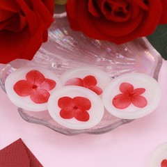 20Pcs Dry Floral Hydrangea Wax Seal stickers Self Adhesive Envelope Seal Sticker