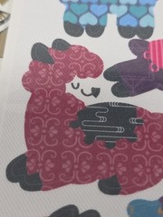 Crafters Square Llama Pop Up Stickers, Rub Ons, Iron Ons, Stamps, Lot Of 4
