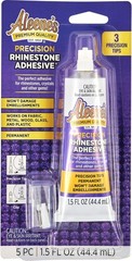 Versatile Rhinestone Glue with 3 Precision Tips for Gems & Crystals – 1.5 fl oz