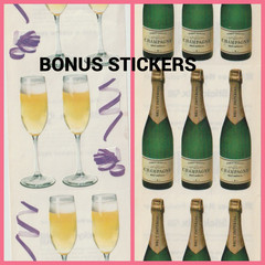 SANDYLION-JOLEE’S-CC 👰» WEDDING » 💐Scrapbooking Sticker lot-6packs +2 bonus