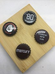 4 PC Lot Micro-Macro Brewery Bottle Caps Vintage & Vintage Inspired New 1030
