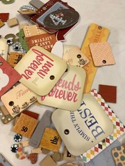 1000’s Papercrafting Chipboard Accents Scrabble Wood Letter Tags Sayings