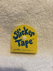 Vintage Sticker Tape With Rainbow And Name Lisa On It