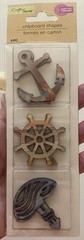 5 Packs Crafters Square Laser Cut Chipboard Shapes Assorted 6pcs Each Packet New