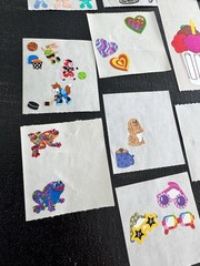 80s Sticker Lot Original Back SandyLion Hambly Foil Dragon Hallmark Russ Puffy
