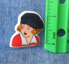 LITTLE ORPHAN ANNIE Vintage 1980’s Puffy Sticker Scrapbooking SD43 B