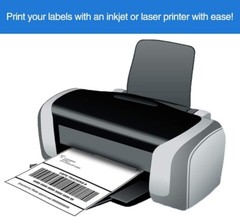 Versatile 8-1/2″ x 11″ Self-Adhesive White Labels – 500 Sheets for Easy Printing