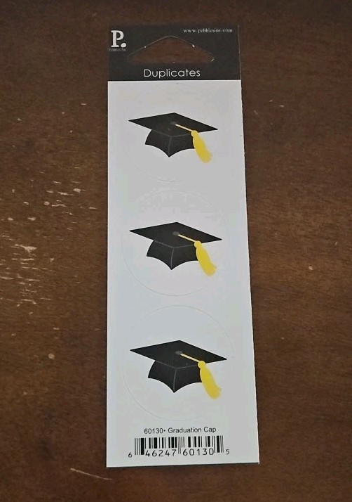 Pebbles Inc. Duplicates cardstock stickers~ Graduation Cap~ Scrapbooking Crafts