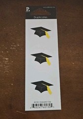 Pebbles Inc. Duplicates cardstock stickers~ Graduation Cap~ Scrapbooking Crafts