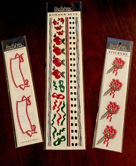Printworks Border Stickers & 2 Pkgs Stickers Red Rose Pattern NEW Sealed
