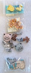4 Diff Sets Deco Cat Embellishments- Resin- Wood-Assorted Brands -You Choose