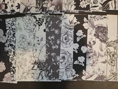100 Sheets Scrapbooking JJ Paper Crafts Ephemera Papers 5 1/2 X 3 3/4 In Black