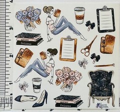 Violette Stickers Trendy Fashion Planner Girl Crafts Planner Supply Scrapbook