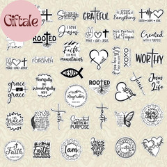 381 Pcs Small Christian Stickers, Inspirational Bible Verse Prayer Stickers 127