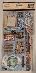 Imagine that Travel themed scrapbooking Embellishments Value Pack
