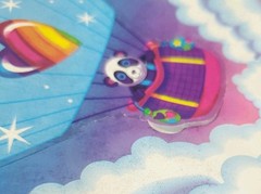 Lisa Frank Jumbo Hot Air Balloon Panda Sticker Balloon Fiesta Memorabilia