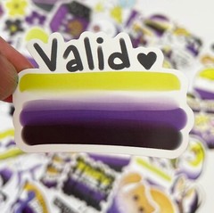 20pcs NON BINARY Stickers, LGTBQ+, Rainbow, Pride, Free Shipping*
