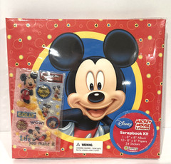 Disney Mickey Mouse & Friends Scrapbook Kit Stickers and Disney Paper New
