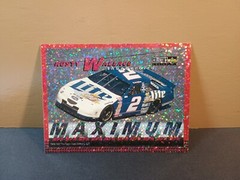 Vintage Stickers NASCAR Rusty Wallace Thunderbird Sticker Upper Deck VTG 1990s