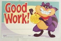 Vintage 80s Trend Enterprises Award Recognition Certificate Card *GOOD WORK 1987