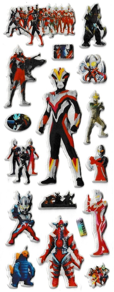 3D puffy Stickers ULTRAMAN Max Ultra Series #648