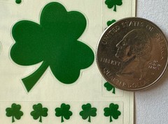 I’M IRISH Mylar Stickers(14pc) Frances Meyer…St.Patrick’s Day…Clover…Card Making