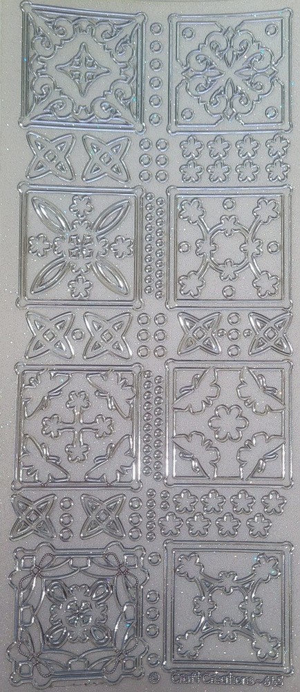 Peel Off Stickers Glitter Stars Flowers Christmas Gold Silver Red Purple Green