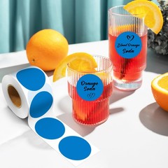 2 Inch Round Adhesive Color-Code Dot Stickers,4Rolls/2000 per Rolls dots Labe…