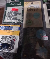 scrapbooking supplies lot, Variety of papers, embelishments, stickers, etc