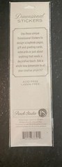 Punch Studios Dimensional Stickers, dimensional Christmas Holidays Creative New