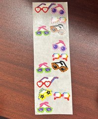 Tg Sandylion Stickers Colorful Sunglasses 90s Tiger Neon Fun Star Rainbow