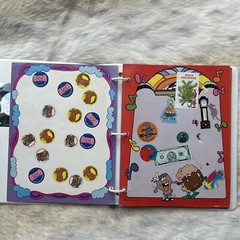 vintage Trend 80s Stinky sticker collector Album Binder Book 1983 & pages