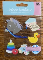 RARE Jolees Baby’s First Toys My 1st Book Duck Horse Blocks Ball Rings Infant 3D