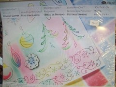 Creative Memories DoneWithOne Holiday Glimmer Printed Vellum Paper and Stickers